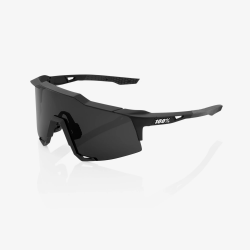 100% Speedcraft Sunglasses - Soft Tact Black/Smoke Lens