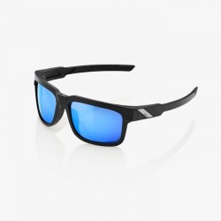 100% Type S Sunglasses - Black/HiPER Blue