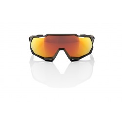 100% Speedcraft XS Sunglasses - Soft Tact Black/HiPER Red