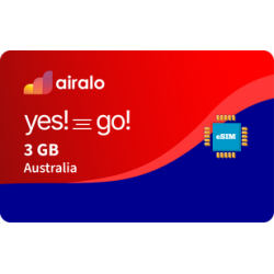 Airalo Australia 3GB Data eSIM Airalo Australia 3GB Data eSIM