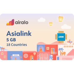 Airalo Asia 5GB Data eSIM Airalo Asia 5GB Data eSIM