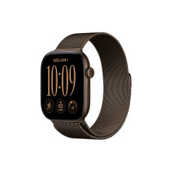 Apple Watch Series 12 GPS 46mm Dark Bronze Aluminium Case with Dark Bronze Milanese Loop