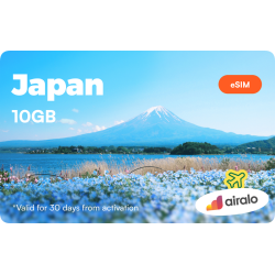 Airalo Japan 10GB Data eSIM