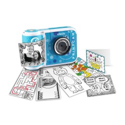 VTech Kidizoom Print Cam with Bonus Paper Pack - Blue