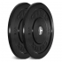 Lifespan Fitness CORTEX 70kg Black Series Bumper Plate Set 