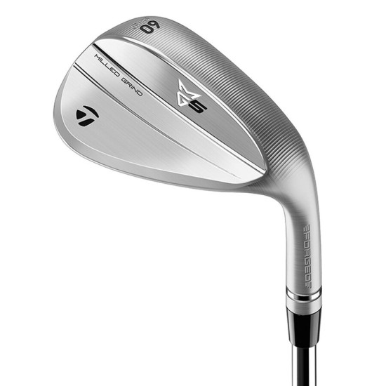 TaylorMade Golf Milled Grind 5 Chrome Wedge - 52° Loft, 9° Bounce - Right Hand